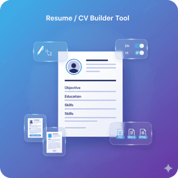 Resume Builder — Govt Job Format (Hindi + English)