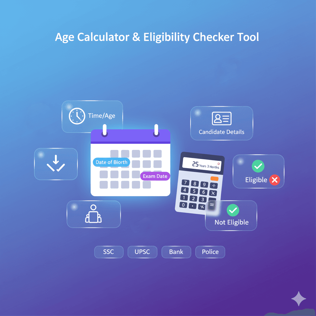 Age & Eligibility Calculator — Govt Exam Guide