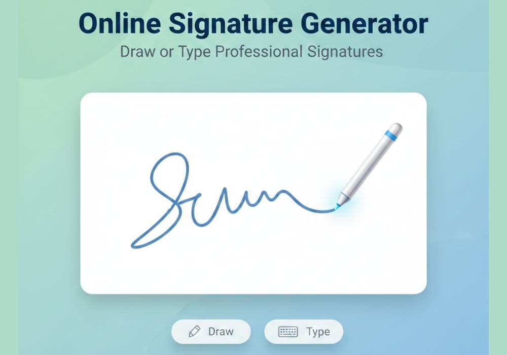 Signature Generator Guide — Draw or Type a Clean Transparent PNG Signature