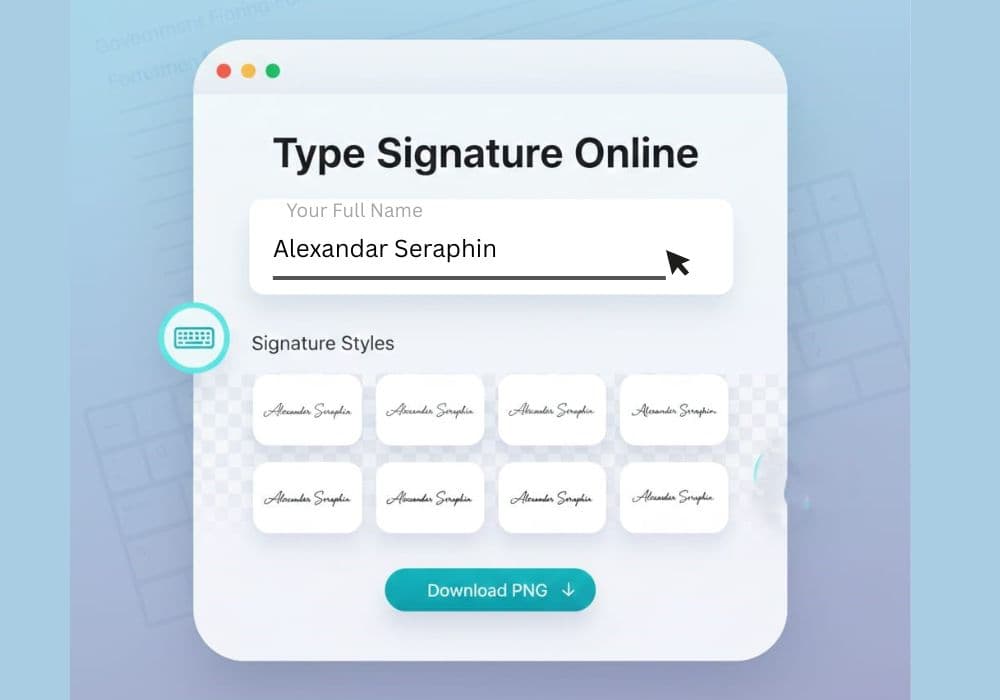 Type Signature — How to Pick Fonts & Export Clean Typed Signatures