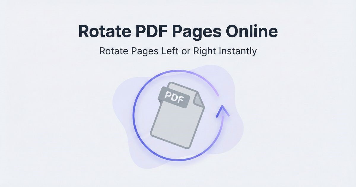 Rotate PDF Pages Online — Rotate, Reorder & Delete Pages | LevoTools